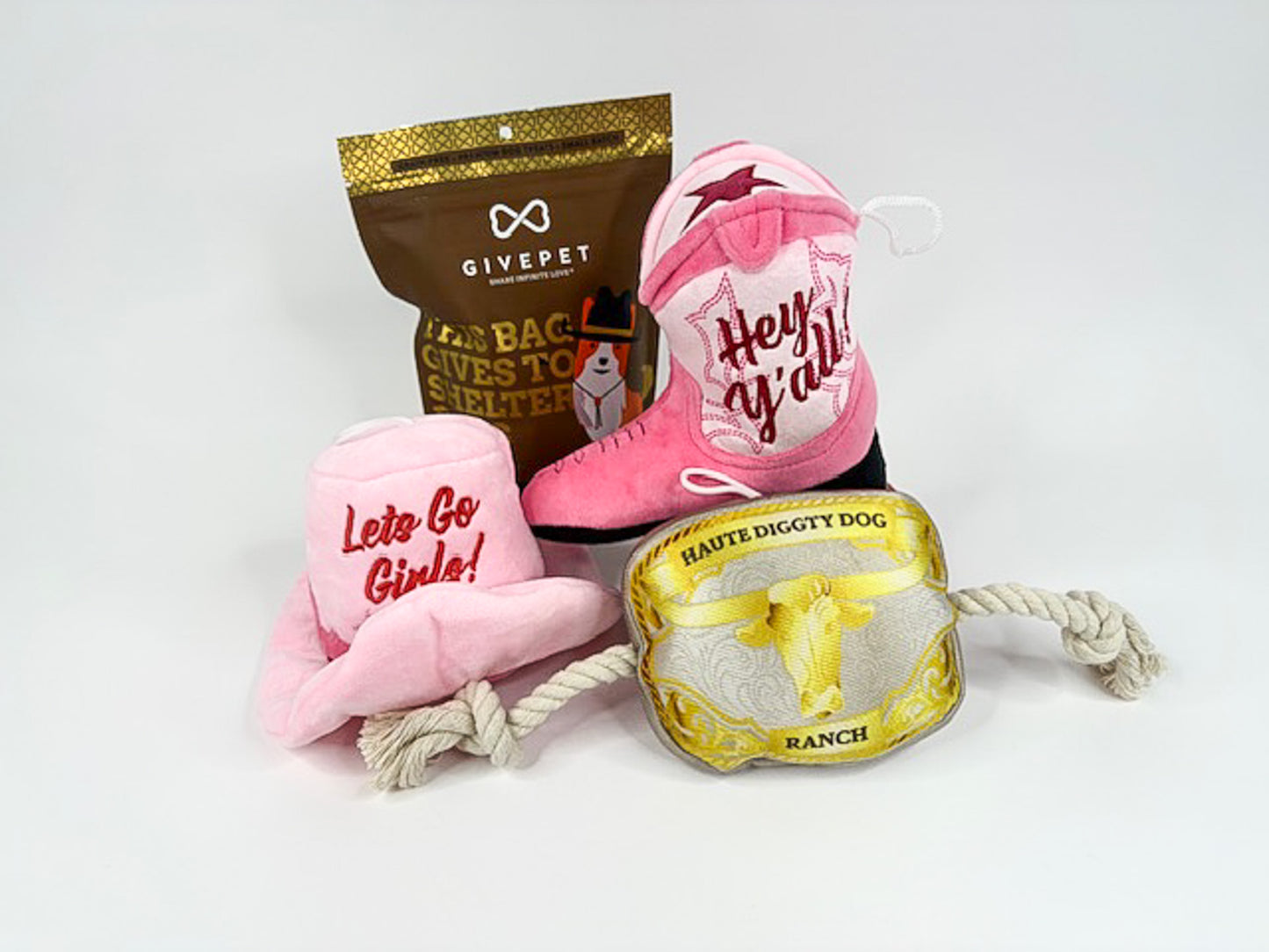 Let's Go Girls! Cowgirl Dog Gift Box