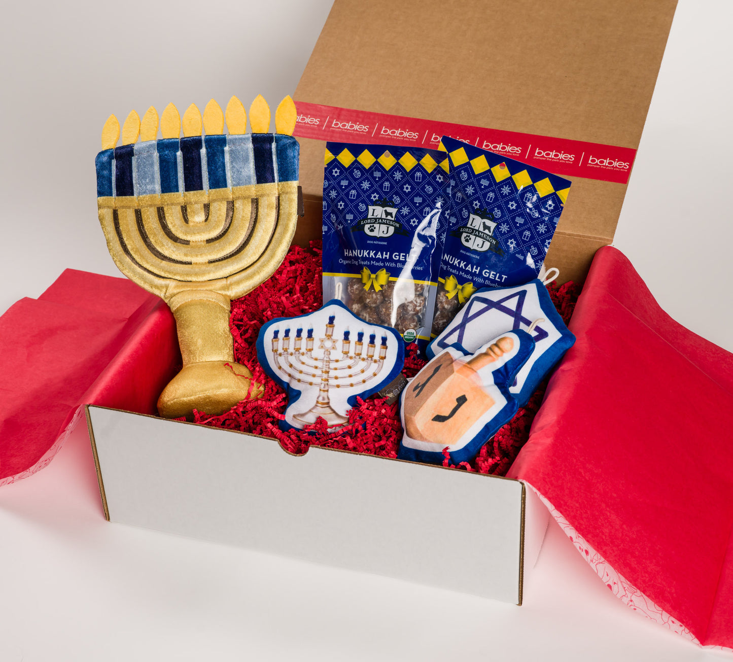 Hanukkah Dog Gift Box