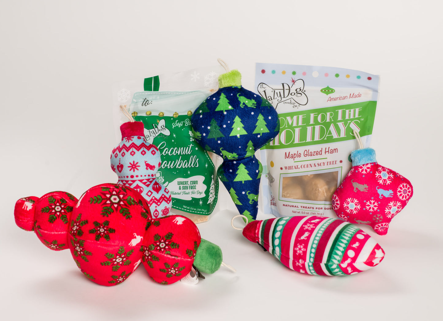 Holiday Bauble Dog Gift Box