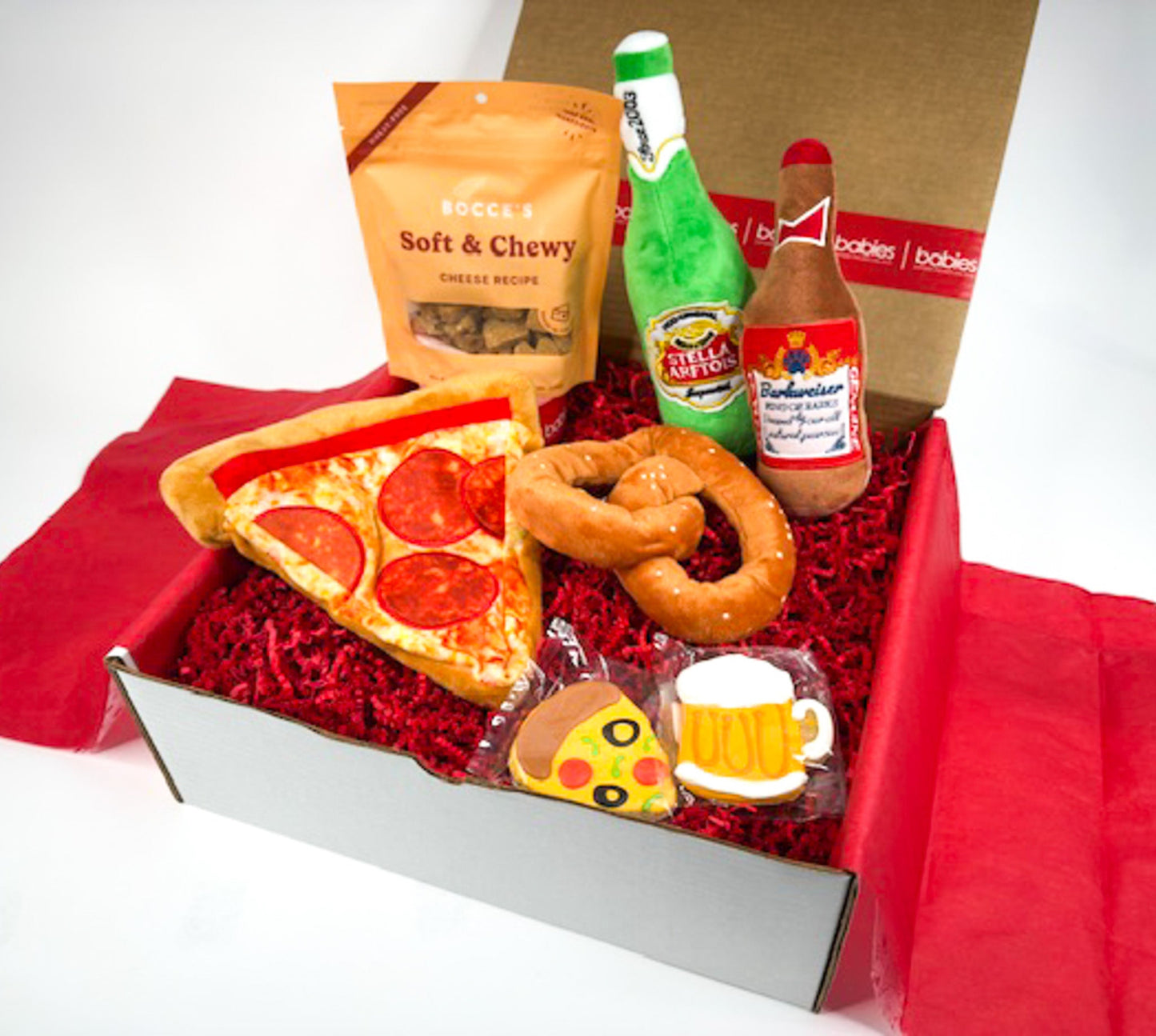 Pizza & Beer Dog Gift Box