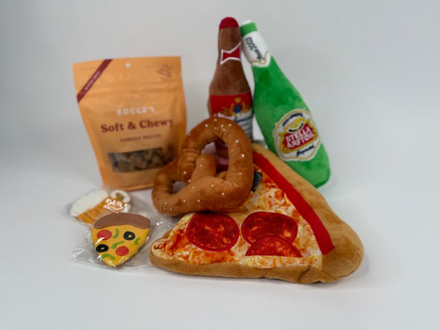 Pizza & Beer Dog Gift Box