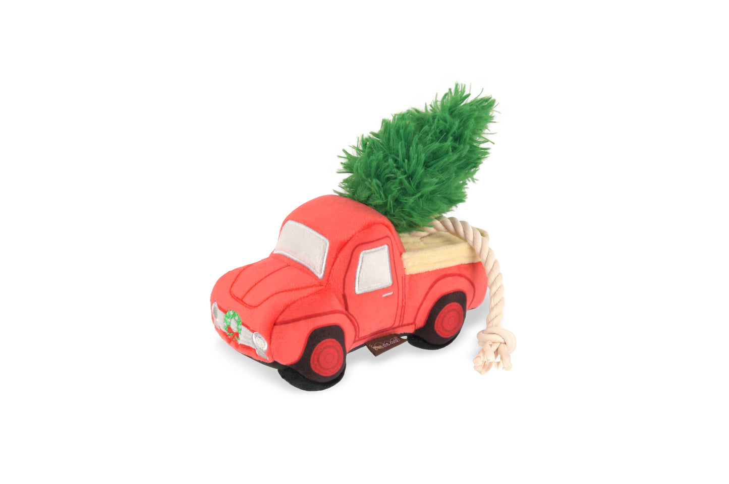 Home for the Holidays Red Truck Dog Gift Box