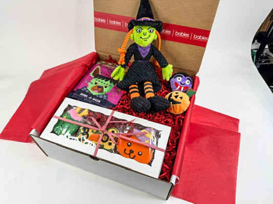 Deluxe Witch Halloween Dog Gift Box