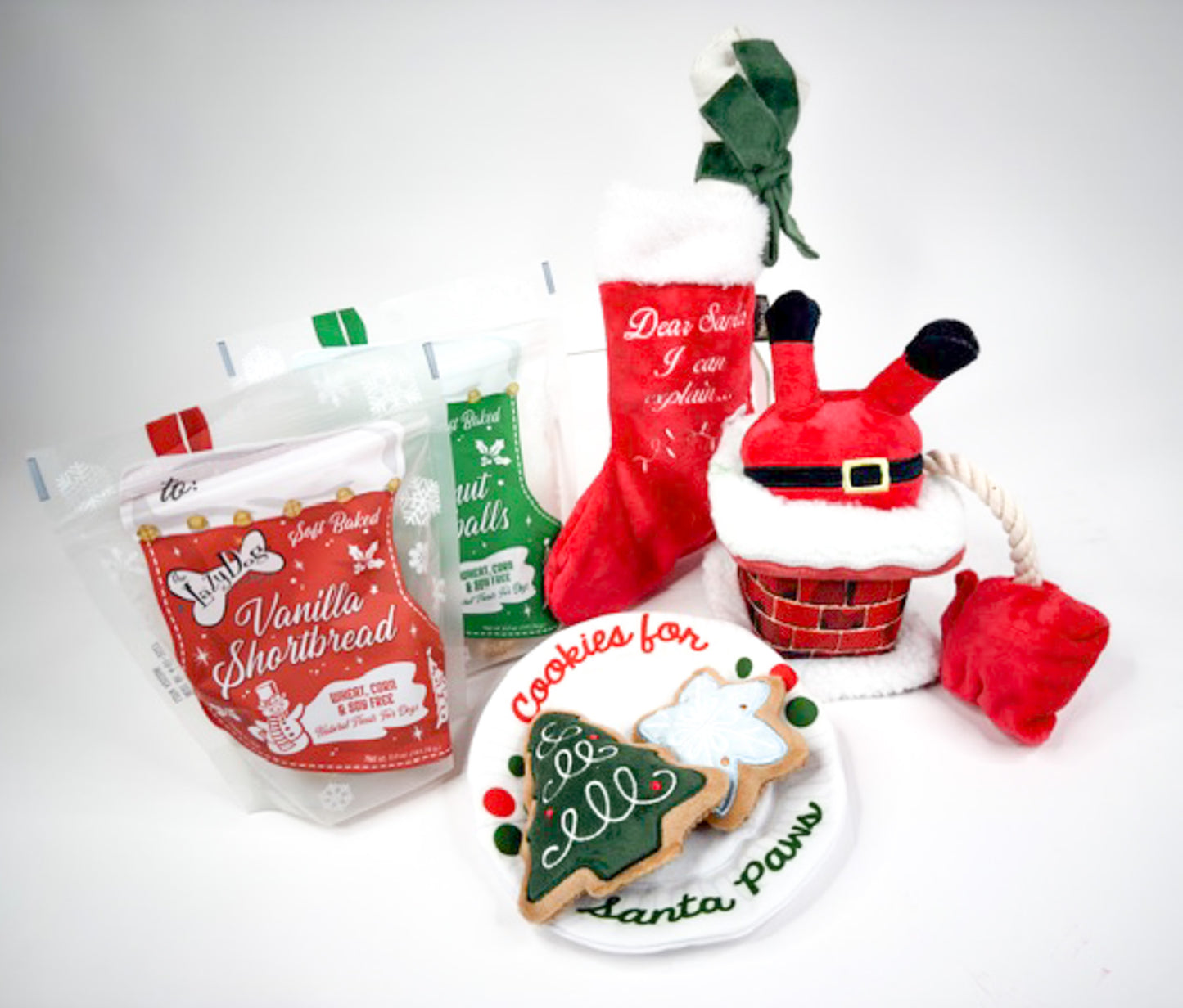 Here Comes Santa Claus Holiday Dog Gift Box