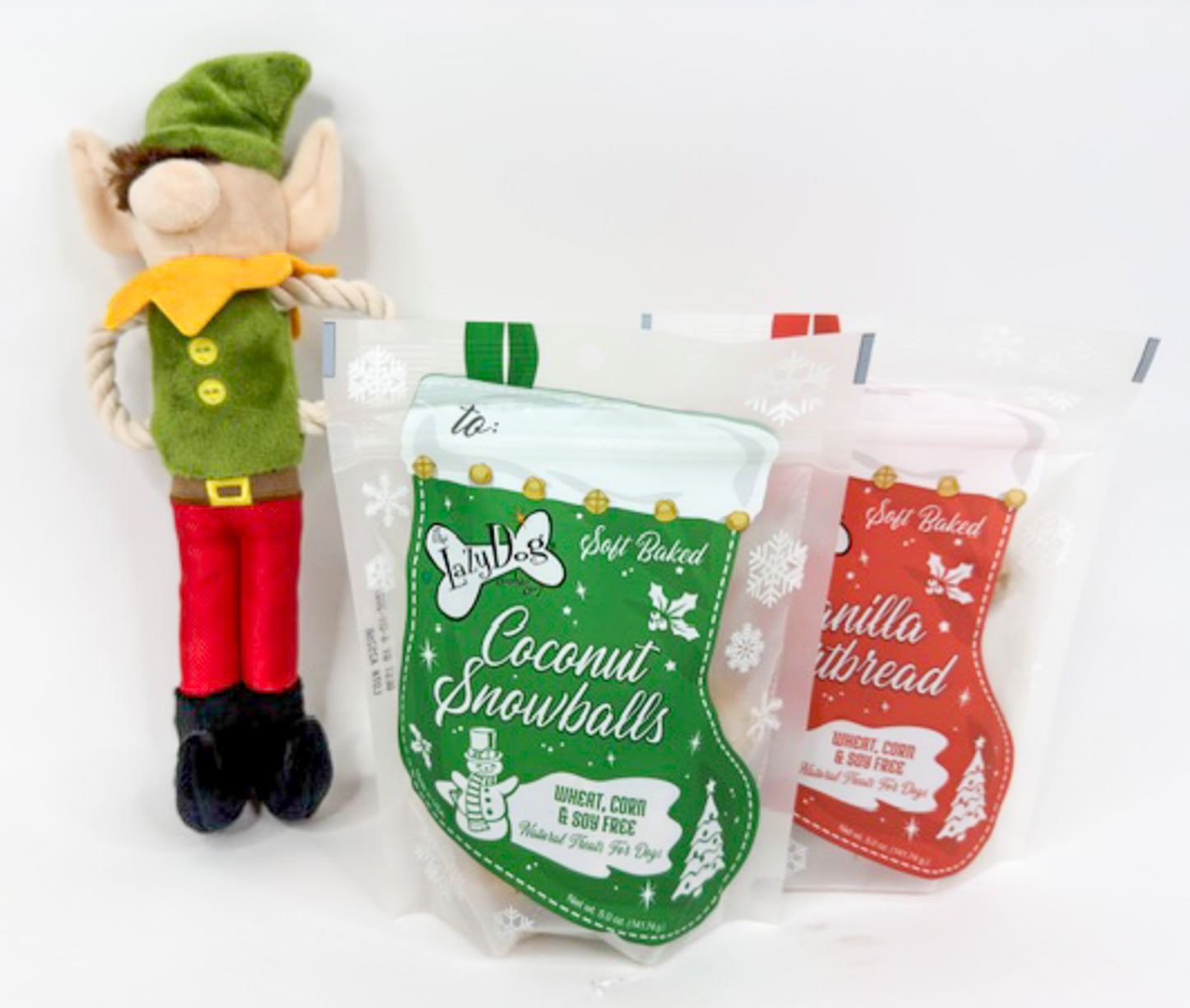 Holiday Elf Dog Gift Box